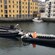 3 botes inflables rígidos amarrados al canal